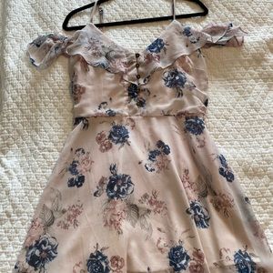 SAGE the Label Floral Cold Shoulder Dress